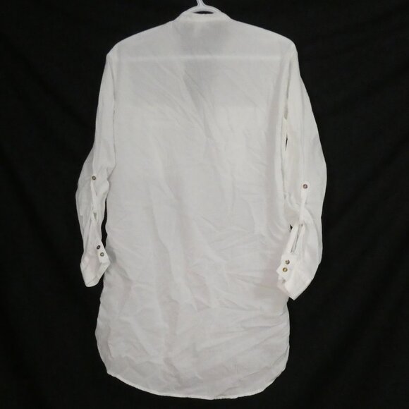 L.O.G.G. By H&M size 4 Classic White Long Sleeve Shirt With Chest Pockets - Picture 2 of 16